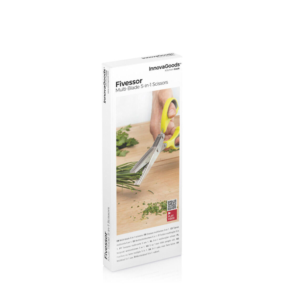 Tijeras de Cocina Multicorte 5 en 1 Fivessor ByLumens