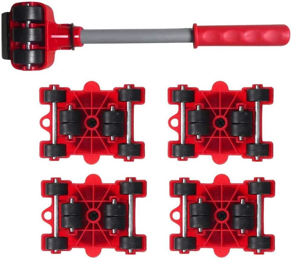 Kit Elevador de Muebles con Ruedas