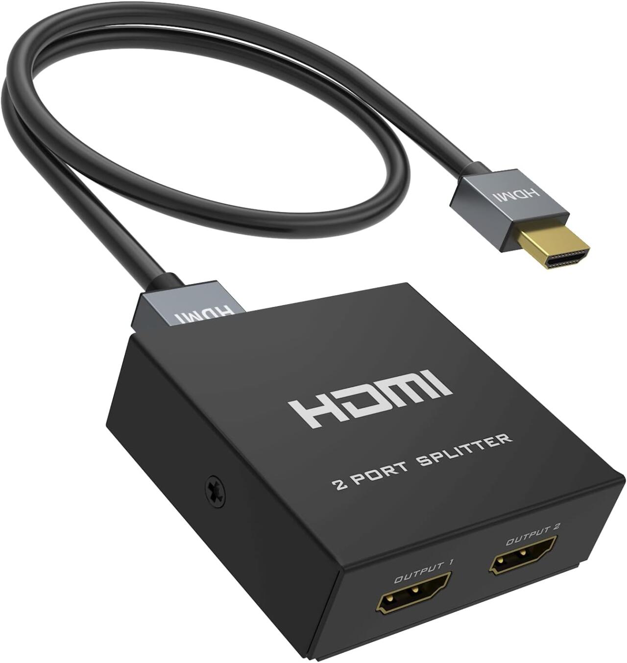 Divisor HDMI 4K – 1 Entrada a 2 Salidas Simultáneas