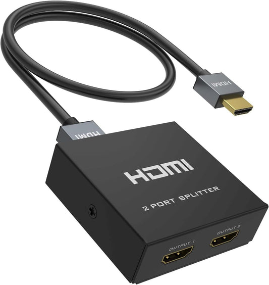 Divisor HDMI 4K – 1 Entrada a 2 Salidas Simultáneas