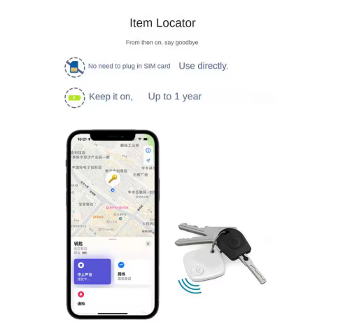 Locator Tag Compatible con iOS – Rastreador Inteligente Bluetooth