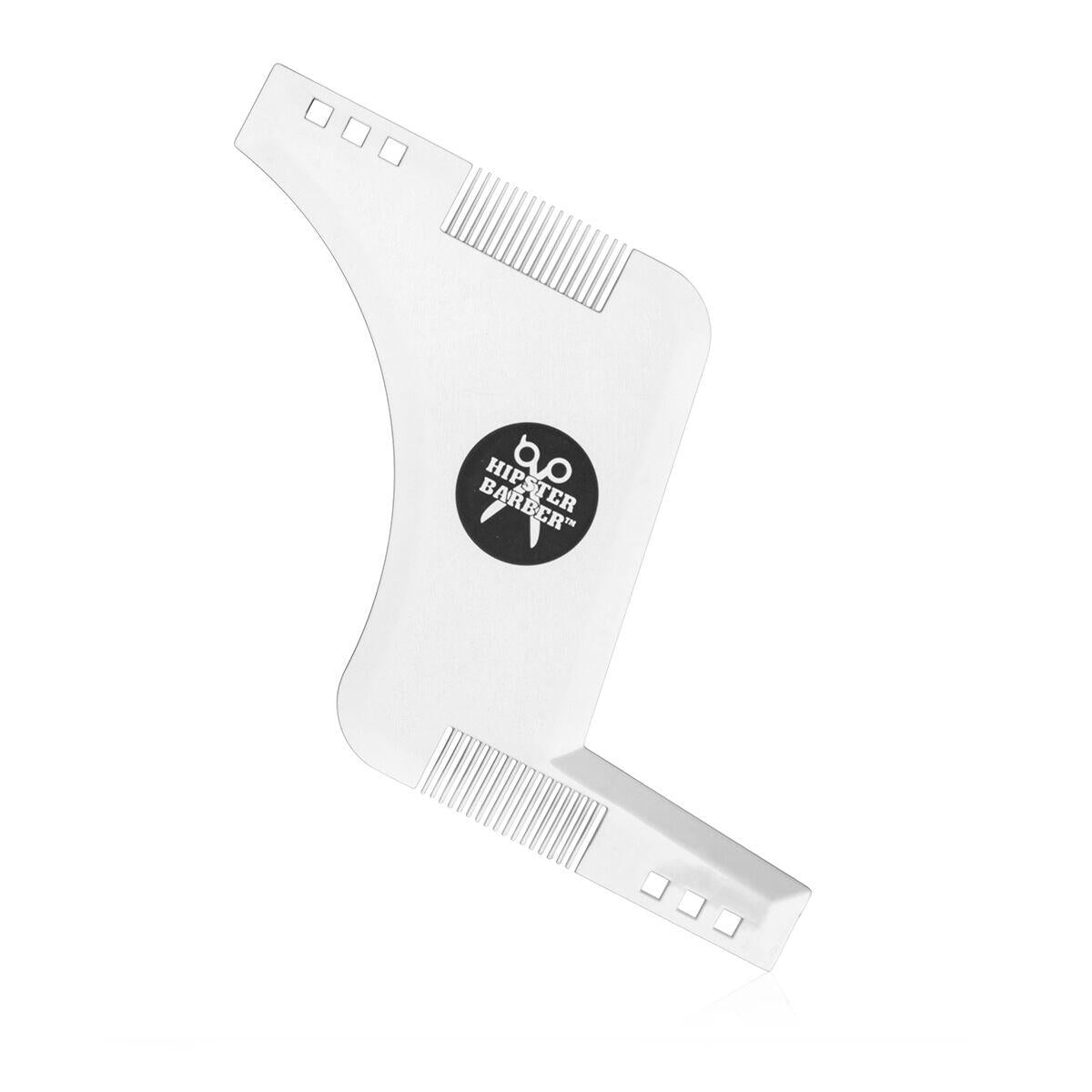 Plantilla para Afeitado de Barba Hipster Barber ByLumens